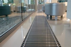 Anodise floor bargrille